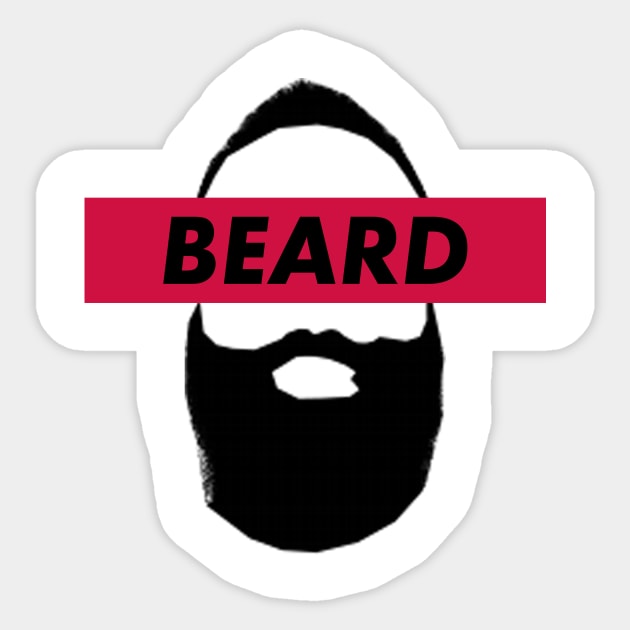 The Beard of Brooklyn! Sticker by InTrendSick